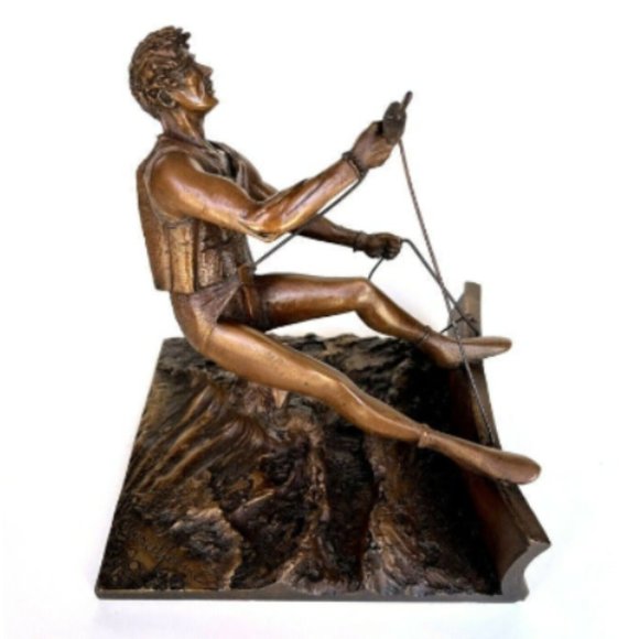 1984 Olympic Commemorative Sculpture ~ Yachting ~ Plus 7 Games Pins - Picture 6 of 11